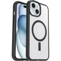 Otterbox React iPhone 15, 14 en 13 Back Cover met MagSafe Magneet Transparant Zwarte Rand