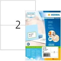 Herma Etiketten 4282 Klevend A4 Wit 21 x 14,8 cm 100 Vellen à 2 Etiketten
