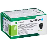 Lexmark C242XC0 Toner Cyaan Extra hoge capaciteit