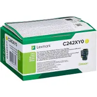 Lexmark C242XY0 Toner Geel Extra hoge capaciteit