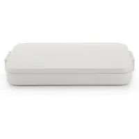 Brabantia Make & Take Lunchbox/Broodtrommel - Plat - Kunststof - Light Grey