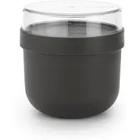 Brabantia Make & Take Yoghurt Beker To Go - 500 ml - Kunststof - Dark Grey