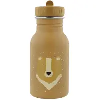 Trixie Drinkfles - Mr. Bear - RVS Waterfles voor kinderen - 350 ml - Lekvrije Fles - Bruin - Beer