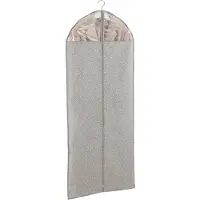 SmartaSaker Kledinghoes Balance taupe 150x60cm - Kledingzak - Kledingopberger lang model - Met rits en kijkvenster - Mooi, stevig en handig