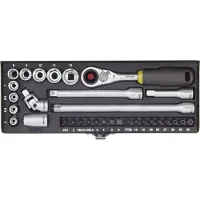 Proxxon Industrial 23078 Dopsleutelinzetstuk Metrisch 1/4 (6.3 mm) 32-delig