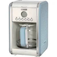 Ariete 1342/05 - Vintage koffiezetter - tot 12 kops - 24 uurs timer - warmhoudplaat - Blauw