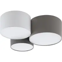 Eglo Pastore Plafondlamp - E27 - 61 cm - Wit/Antraciet/Bruin/Grijs