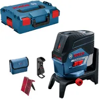 Bosch Professional GCL 2-50 C Accu Kruislijnlaser Rood 12V + Plafondklem Basic Body in L-Boxx - 0601066G08