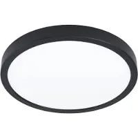 Eglo Fueva, 1 gloeilamp, LED, IP20, zwart