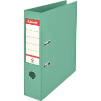 Esselte No.1 Colour'Breeze Kunststof A4 Ordner voor 500 Vellen - Rugbreedte van 75mm - Groen