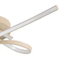 Eglo Houtlook led plafondlamp Selvina 2 68cm