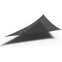 Platinum sun & shade Sun & Shade - Coolfit - Schaduwdoek – Driehoek - 570x400x400cm – Zwart – 5 jaar garantie - 95% UV protectie – Sterk geweven 285 g/m² - Hoge kleurechtheid