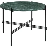 Gubi Ts Salontafel 55 Cm Zwart / Groen - Salontafels Guatemala-marmer Green - 10017141
