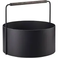 Blomus - Ashi Brandhout Mand L Bruin Eik
