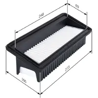 Bosch Luchtfilter S0128 Bosch voor o.a. HYUNDAI