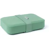 Amuse Lunchbox Large Sage - Brooddoos met elastiek - Broodtrommel - in hoogte verstelbaar - BPA-vrij - Groen - 900ml