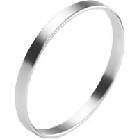Rimba - Cockring In Hoogwaardig RVS - 0.5 cm Breed Ø 45 mm
