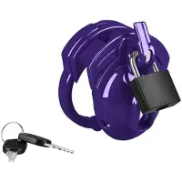 Locked in Lust The Vice - Clitty - Kuisheidskooi - Peniskooi - Chastity Cage Voor Kleine Penis - Paars