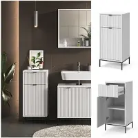 Vicco Midikast Eliza Wit 40 x 87 cm met deur en lade, Model 49512
