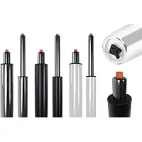 CLP gasveer voor bureaustoelen | Kleur: zwart, afmetingen: Ø 5 cm, lengte: 266-355 mm
