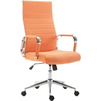 Hobby Hall Columbus Bureaustoel - Ergonomisch - Voor volwassenen - Stof - oranje