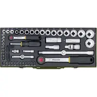 Proxxon 23040 - 56 Delige 1/4 inch en 1/2 inch Doppenset