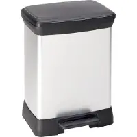 Curver Duo Decobin 10 + 18 Liter Zilver