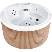 Beliani MARFIL - Buiten hottub met LED - Wit - Acryl
