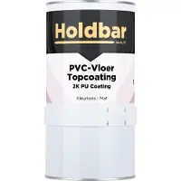 Holdbar PVC-Vloer Topcoating Mat 1 Kg - Vloerverf - Glashelder - Transparant - PVC Vloer Verven - Krasvast - UV-bestendig - Vergeelt niet