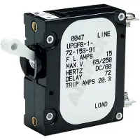 Seachoice Ac/dc Panel Breaker Zwart 20A