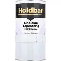Holdbar Linoleum Topcoating Zijdeglans 1 Kg - Vloerverf Glashelder - Transparant - Linoleum Verven - Krasvast - UV-bestendig - Vergeelt niet - 2 Componenten