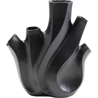 Kare design Vaas Flame zwart 29cm