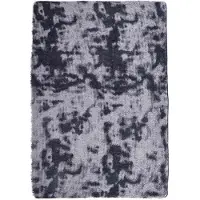 vidaXL Hoogpolig vloerkleed NAVARRA 200x290 cm polyester donkergrijs