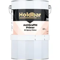 Holdbar Anti Graffiti Primer 2,5 Kg - Primer voor Anti Graffiti Coating - Hecht op Hout, Metaal, Kunststof, Steen, Beton, Glas, Tegels, Stuc- en pleisterwerk