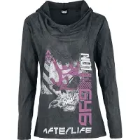 Five Finger Death Punch Shirt met lange mouwen - AfterLife - S tot M - voor Vrouwen - grijs - Maat S