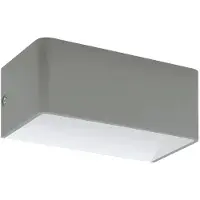 Eglo Wandlamp | SANIA 3 | LED L-200 3000K grijs/wit 10W IP20