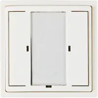 B.E.G. Luxomat Tastsensor | Drukknop 2 Toetsen VZ wit IP20 KNX 2Kanaal