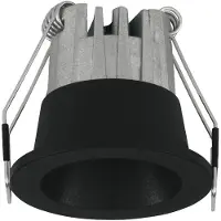 Eglo Inbouwspot | 'SALICETO SPA' LED 2,4W BLUE zwart | Over Ømm