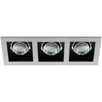 Eglo Inbouwspot | 'BISCARI' LED 3x6,4W 4000K Aluminium | IP20 Ømm