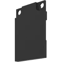Eglo Onderdeel | LINE20 EINDKAP-U 20x29MM ZWART 2 st.