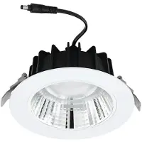 Eglo Inbouwspot | 'ERZENI' LED CCT Ø172 wit/aluminium | Over