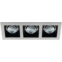 Eglo Inbouwspot LED 'Biscari 1' 3x 7W Alu-Geborsteld incl. drivers