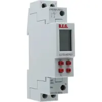 B.E.G. Digitale Schakelklok | DIN-rail | IP20 | Maakcontact | 24-uur- Cyclus- Programmering | Radiogestuurd | 92669