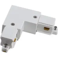 Powergear Onderdeel | 1-phase track L Connector Right White | PRO-S135R-W
