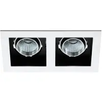 Eglo Inbouwspot | 'BISCARI' LED 2x6,4W 3000K Wit | IP20 Ømm