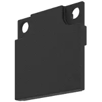 Eglo Onderdeel | LINE20 EINDKAP 20x20MM ZWART 2 st.