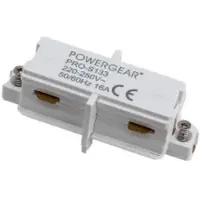 Powergear Onderdeel | 1-phase track Coupler White | PRO-S133-W