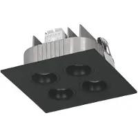 Eglo Inbouwspot | 'MIZATA' LED 13,2W 4000K zwart | IP20 Ømm