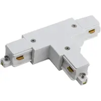 Powergear Onderdeel | | 1-phase track T Connector Left1 white | PRO-S136L1-W