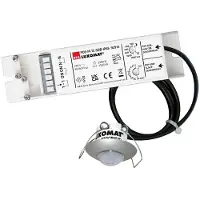 B.E.G. PIR Aanwezigheidsmelder | Plafond IP65 10m Roestvaststaal ( RVS ) | 92913
